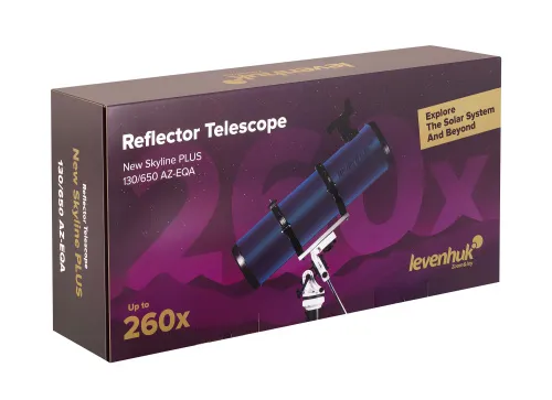 Fotografie Levenhuk New Skyline PLUS 130/650 AZ-EQA Teleskop,  14