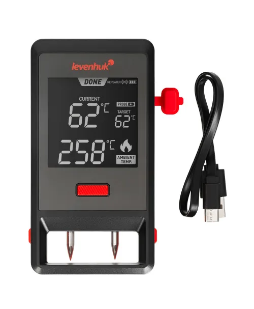 Fotografie Levenhuk Wezzer Grill BT50 Fleischthermometer,  7