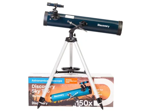 Bild Levenhuk Discovery Sky T76-Teleskop mit Buch,  2
