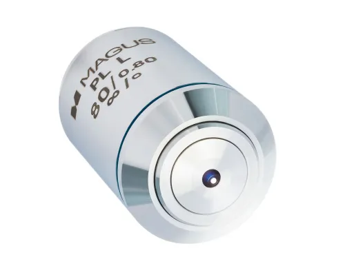 Abbildung MAGUS 80PLL 80-fach/0,80 Plan L AA 1,25 mm Objektiv,  3