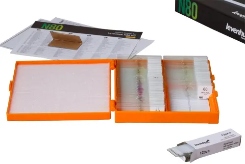 Foto Levenhuk N80 NG Objektträger-Set „Um alles zu sehen!“,  15