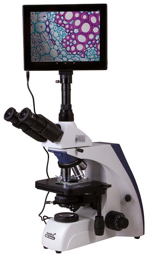 Fotografie Levenhuk-Digital-Trinokularmikroskop MED D35T LCD